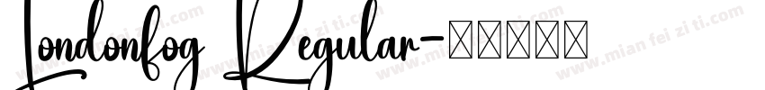 Londonfog Regular字体转换